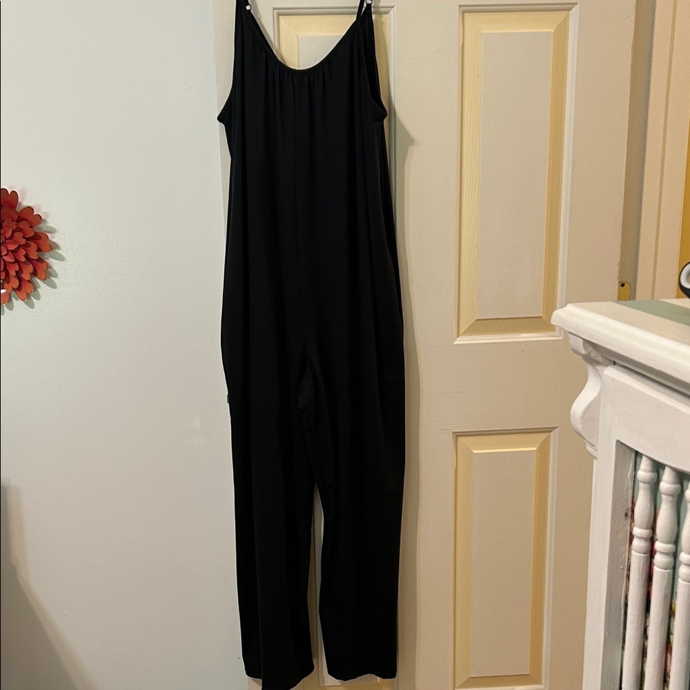 Comfy stretchy Black Jumpsuit with pockets